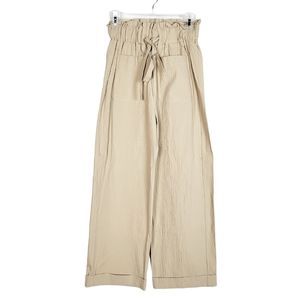 ZARA  wide leg khaki culottes pants. Size XS